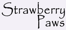 Strawberry Paws Logo